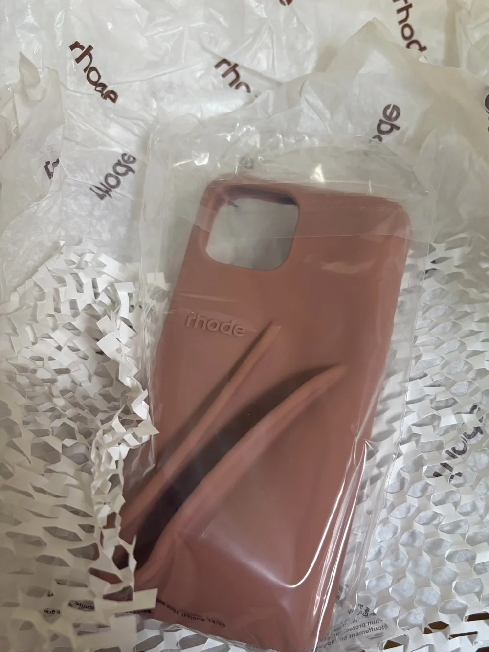 rhode skin Silicone iPhone 15/16 Case - Warm Terracotta
